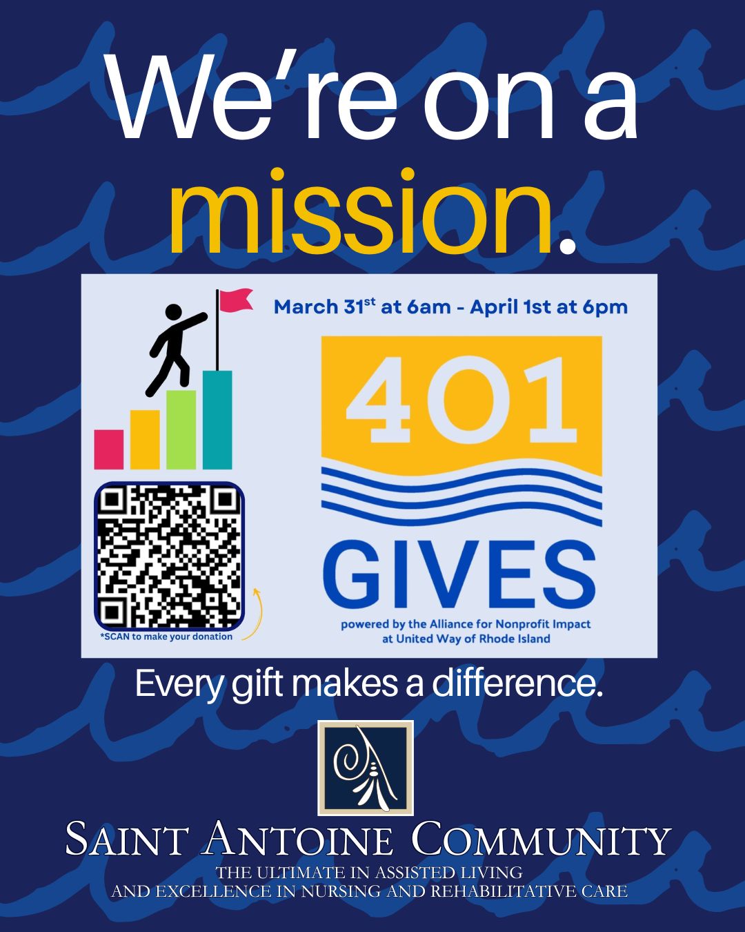 Support #401GIVES & Help Us Open the Door to Something Better…
